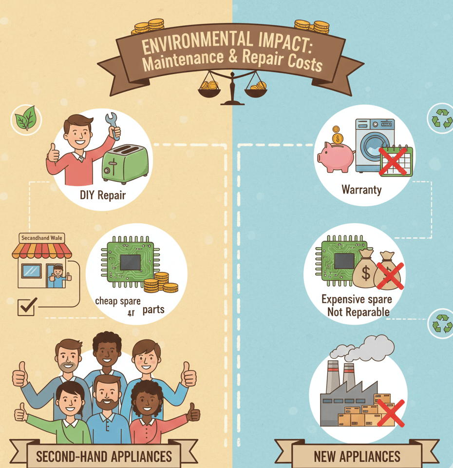 Buying Used Home Appliances environmental impact